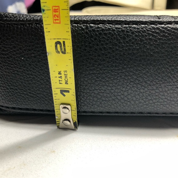 Vera Pelle Genuine Leather Crossboby Square Bag Long Shoulder Strap Convertible - Picture 15 of 15